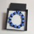 Ręcznie wykonana bransoletka ze szkła artystycznego, lampwork. Błękit Nieba w pudełku
