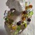 Ręcznie wykonana bransoletka ze szkła artystycznego lampwork. Pastelowy Blask (przezroczysto - brązowa)