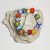 Ręcznie wykonana bransoletka ze szkła artystycznego  lampwork. Taniec Kolorów intensywne barwy